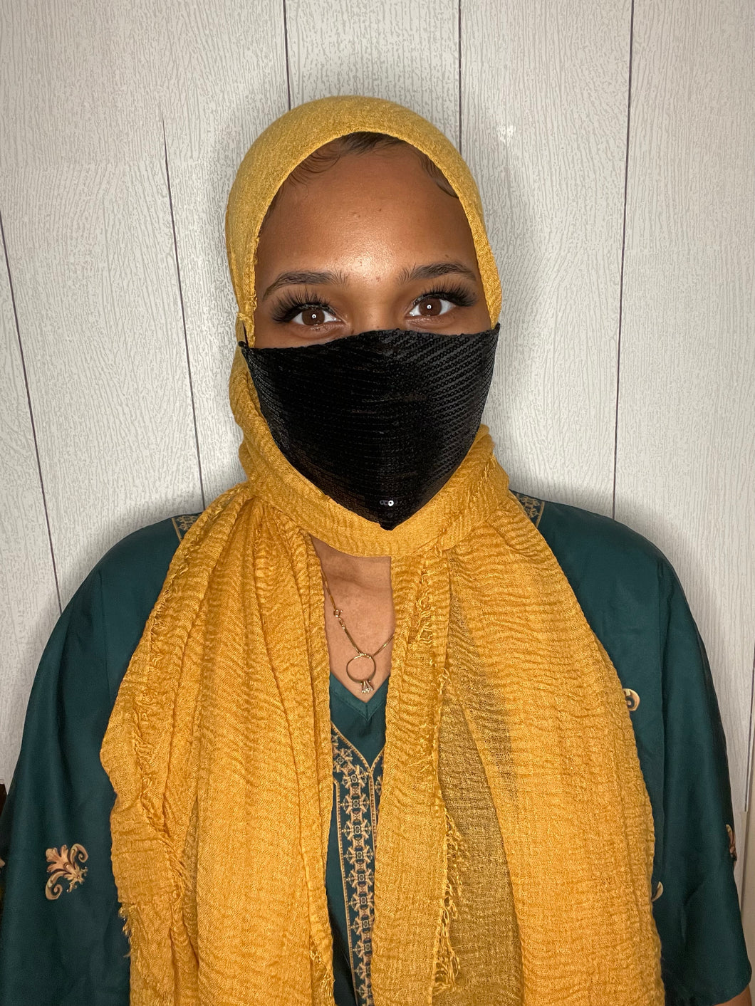 Mustard Cotton Crinkle