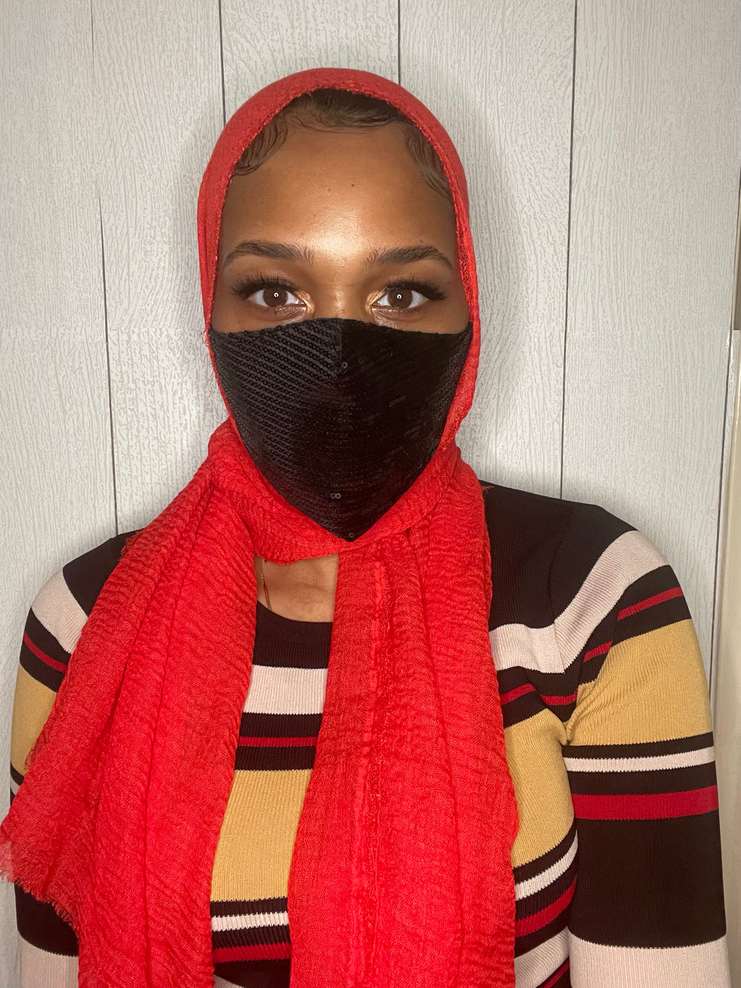 Red Cotton Crinkle
