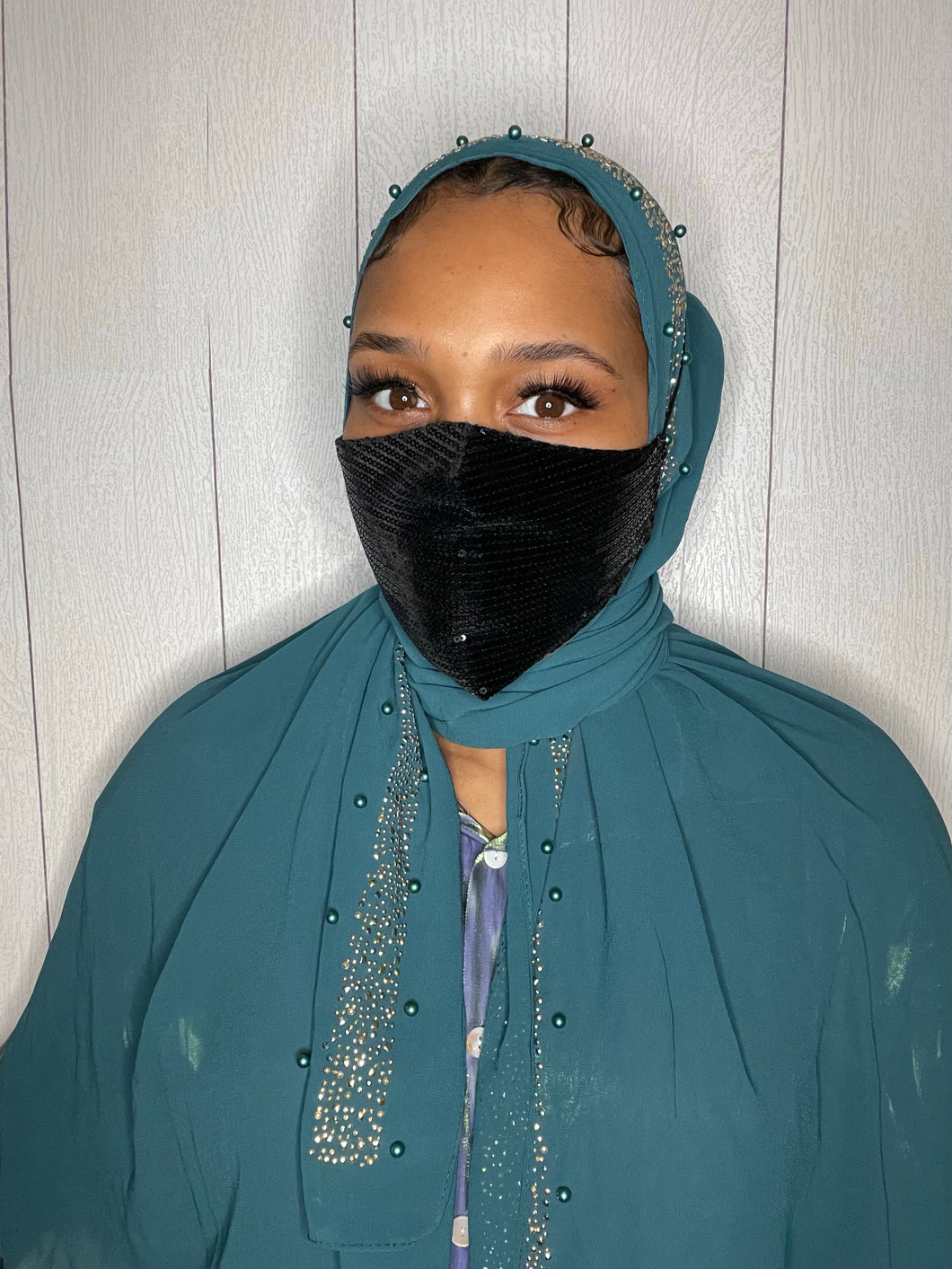 Dark Teal Pearls